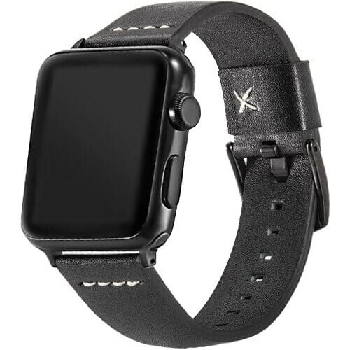 Genuine Leather For Apple Watch Band 1 2 3 4 5 6 SE High Quality Watch Band Strap For iWatch Bracelet Belt 44mm 40mm 42mm 38mm