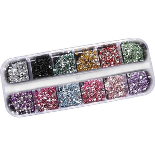Luxury Parts 2mm Nail Rhinestones Art Autumn Decoration Accessories Decor