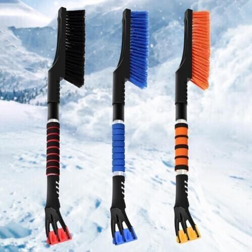 Snow Brush Cleaner With Ice Scraper Snow Windshield Remover Winter Tool For Car SUV Auto Care Vehicle High Quality Portable 2021