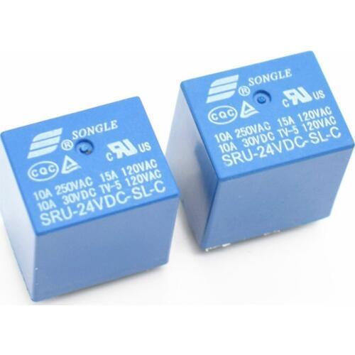 Power Relays SRU-24VDC-SL-C 10A 250VAC 30VDC 5PIN