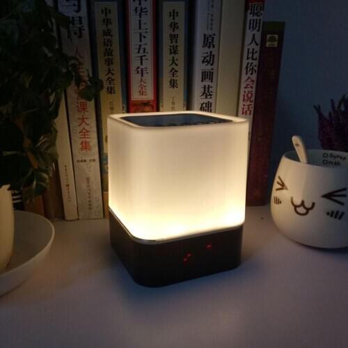 LED colorful night light touch Bluetooth small speaker Mini live microphone computer Bluetooth audio