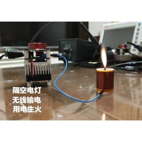 Tesla Coil Hfsstc Electronic Candle High Frequency Plasma Flame Teaching Demonstration Diy Handmade
