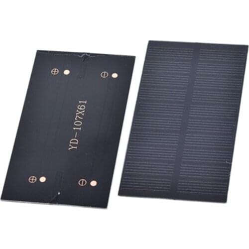 Smart electronics Solar Panel 1W 5V electronic DIY Small Solar Panel for Cellular Phone Charger Home Light Toy etc Solar Cell