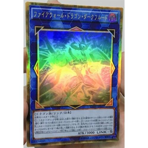 Yu Gi Oh Firewall Dragon Darkfluid DIY Toys Hobbies Hobby Collectibles Game Collection Anime Cards
