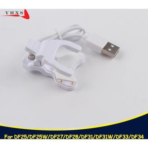 Clipper Charging Cable for DF25 DF27 DF31G DF33 DF34 Kids Smartwatch Power Charger Replace Charging Cable USB Charging Cable