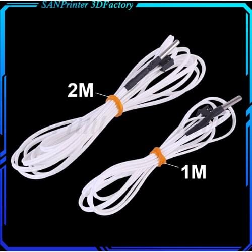 1M/2M HT-NTC100K Thermistor Temperature Sensor For High Temperature Filament 350 Degrees Hotend Kit B3950 For 3D Printer Parts