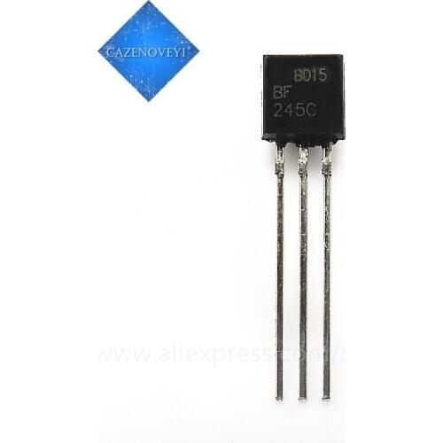10pcs/lot BF245C BF245 TO-92 In Stock
