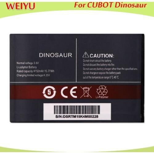 10PCS/LOT For CUBOT Dinosaur Battery 4150mAh 100% New Replacement backup battery For CUBOT Dinosaur Cell Phone