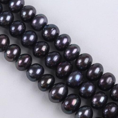 12mm to 13mm big size freshwater flat pearl strand