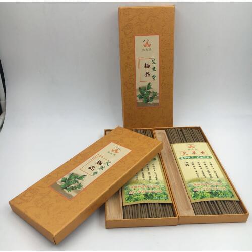 120 Sticks / Boxes Smoked Mugwort Thread Vanilla Natural Mugwort To Deodorize Mosquito Vanilla and Repell Mosquitoes