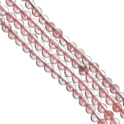 Watermelon Red Crystal Beads 3mm Making Diy Quartz Bracelets Necklace 16inch For Pretty Girls H690