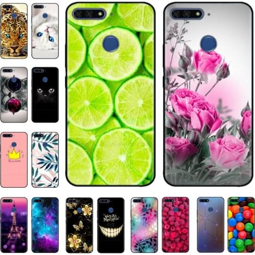 For Huawei Y6 2018 Case Soft TPU Silicon Phone Back Cover for Huawei Y 6 Y6 Prime 2018 ATU-L31 Case 5.7 inch ATU-L21 etui bumper