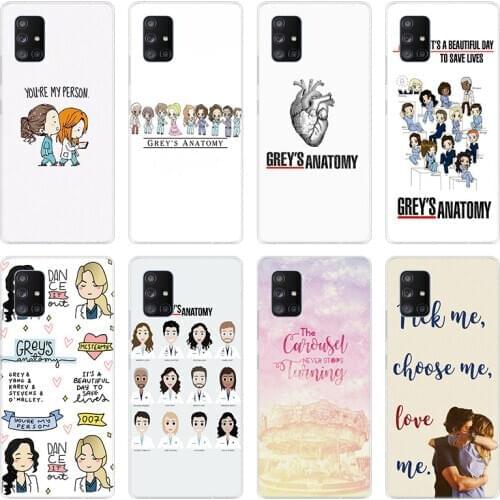 Greys Anatomy Soft Case for Samsung Galaxy A10 A21 A30 A50 A70 S A20 E A40 A01 A11 A31 A41 A51 A71 A81 A91 Silicone Cover