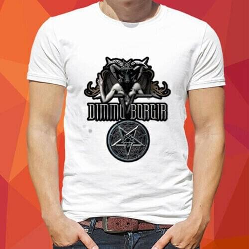 Dimmu Borgir Rock Metal T-shirt Tee Mens White Tshirt Size S M L XL 2XL 3XL Tee Shirt Hipster Harajuku Brand Clothing T-Shirt