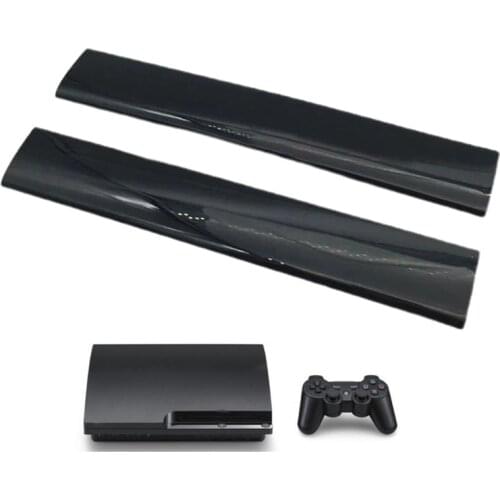 For PS3 SLIM 4000 Console Repair Part Black Cover Shell Front Housing Case Left Right Faceplate Panel