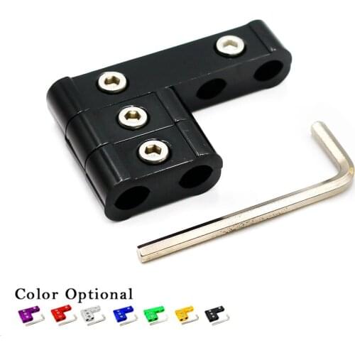 Engine Spark Plug Wires Separator Divider Clamp Kit for 8mm 9mm 10mm Purple Black Red Golden Silver