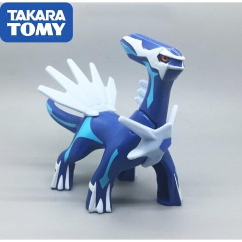 TAKARA TOMY Genuine Pokemon Action Figure PKM Anime Figurine Joint Movable Large Dialga Doll Toy CollectionFor Children Toy Gift