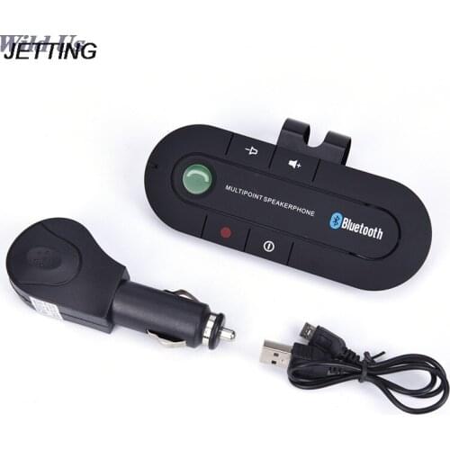 FM Transmitter MP3 music Player Hands free Speakerphone Wireless Bluetooth Handsfree Car Kit For Mobile Phone Dual Phone Connect