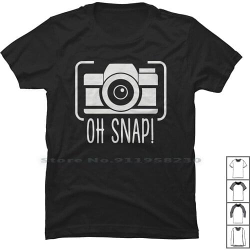 Oh Snap T Shirt 100% Cotton Birthday Animals Humor Comic Snap Love Geek Nap Fun Day Oh Ny