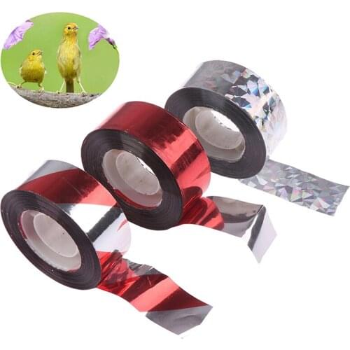 Holographic Flash Reflective Bird Scare Tape Flash Tape Sound Emitting Audible Repellent Deterrent For Garden Depot