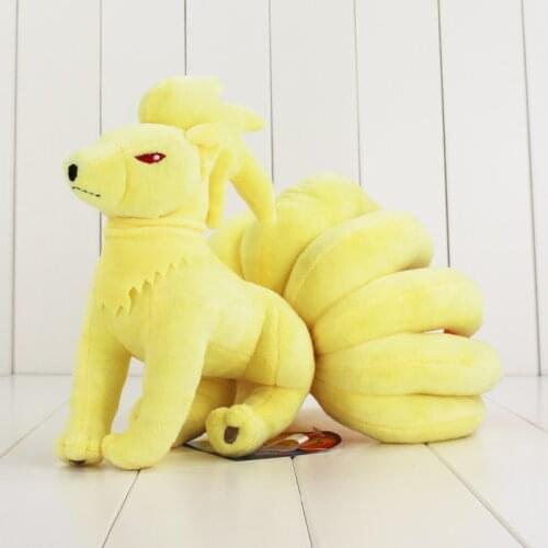 30cm Pokemon Anime Ninetales Plush Toys Soft Stuffed Animals Doll Gifts For Children