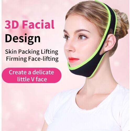 Face Slim Mask Facial Slimming Bandage Cheek Lift Up V Shape Belt Reduce Double Chin