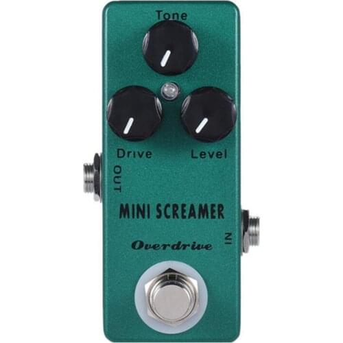 Mosky Mini Screamer Overdrive Guitar Effect Pedal True Bypass Guitar Parts Guitar Accessories Overdrive Pedal