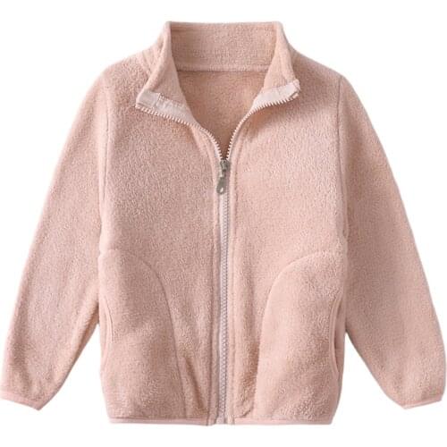 Baby Girls' Fashion Outerwear Jacket Thickened Boys And Girls Warm Autumn And Winter