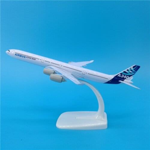 Can standable aviation model 20CM 1: 300 scale Airbus A340 prototype airline aircraft airplane alloy model collect gift display