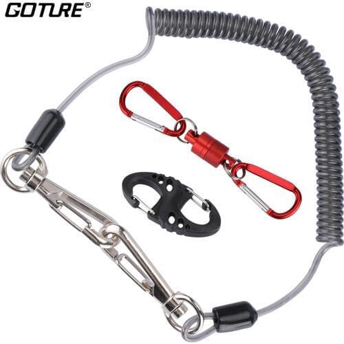 Goture Fishing Tackle Accessories Set Fishing Lanyard Ropes + Magnetic Buckle+ 8-Shape Fast Buckle for Fishing