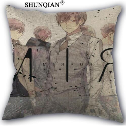 Custom ten count drama pillowcase Custom Cotton Linen Throw Pillow Cover Pillowcase Customize 45x45cm one side