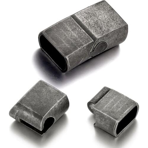 Stainless Steel Magnetic Clasp 11x6mm Hole Lividity Vintage Fastener for Bracelet Jewelry Making Closure Magnet Buckle