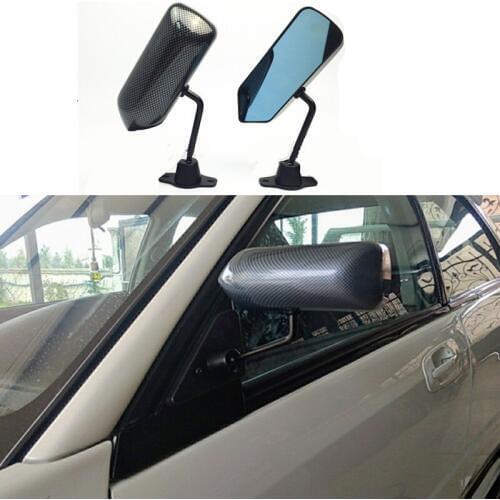 Pair of F1 Carbon Fiber Racing Side Rearview Mirror For Mazda 3/Miata/Mx5/RX7