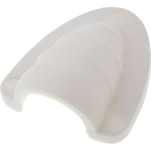 Plastic Clam Shell Ventilators Cable Wire Covers for Boats Marine L Black