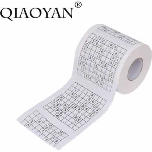 Durable Sudoku Su Printed Tissue Paper Toilet Roll Paper Good Puzzle Game