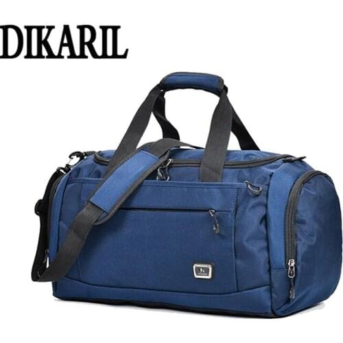 Dikaril Hot Top Nylon Outdoor Unisex portable Waterproof Sports Gym Bags Professional Large Capacity Gym Training Bag