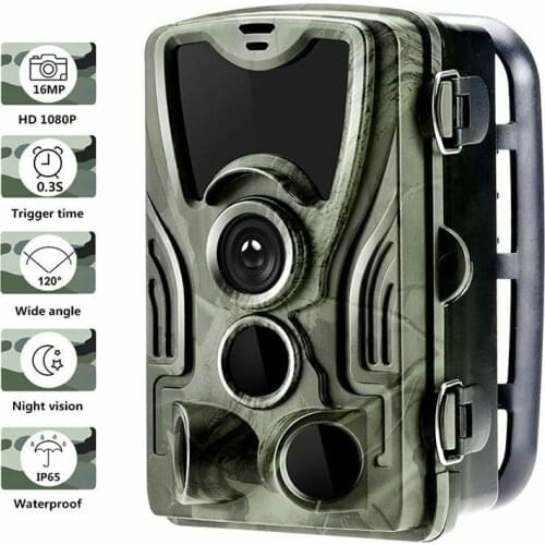 Wildlife Trail Camera Waterproof 12MP 1080P Infrared Hunting Game Camera with Night Vision Wireless Surveillance Tracking Camera