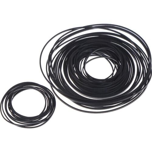 1 Pack Universal 40-135mm Mix Cassette Tape Machine Belt New Assorted Common Belt For Recorders Walkman DVD Drive