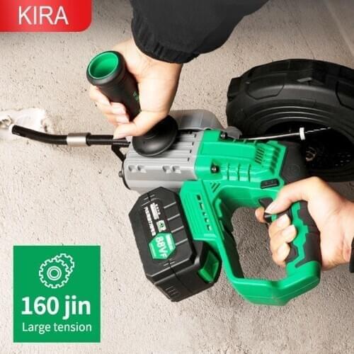 KIRA Automatic Electric Puller Through Wall Electrical Wire Threader Threading machine Automatic Stringing Wire Machine