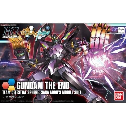 BANDAI GUNDAM HG 1/144 Gundam The End Gundam model assembled Anime action figure toys Decoration Kids Toy Gift