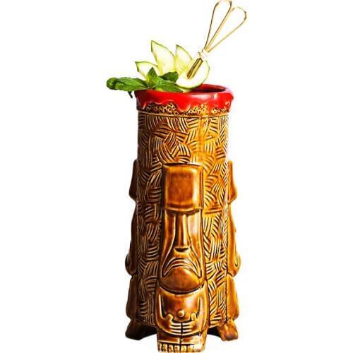 Free Shipping Tiki Mug Ceramic Cup Hot Sale Beer Cup Coffee Mug Tiki Cup Ceramic Crafts