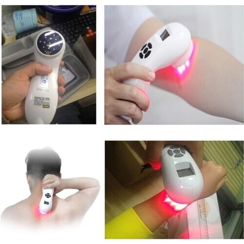 Free Laser Goggles Meridian Physiotherapy Pain Relief Wound Healing Laser Red Light Therapy Device LLLT Cold Laser Handy Cure