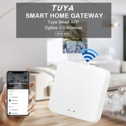 ZigBee 3.0 Wireless Gateway Bluetooth Hub Smart Bridge Work With Alexa Google Intelligent Home Hubs For Switches Sockets Sensor