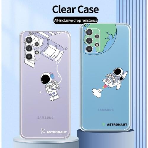 For Samsung Galaxy A32 Case Transparent Case For Samsung A52 A72 A32 Clear TPU Cover For Samsung Galaxy A72 A52 A32 Phone Coque