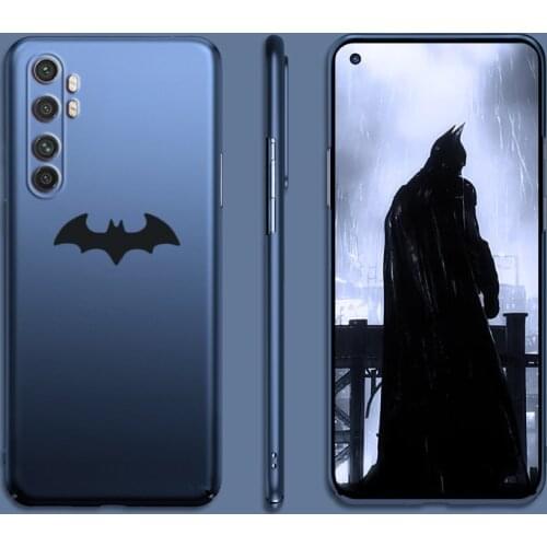 For Xiomi Xiaomi Mi Note 10 Lite Pro Case For Fundas Xiaomi Mi 10 Note10 Mi10 Lite Pro Cases Cute Bat Off Black White Hard Cover