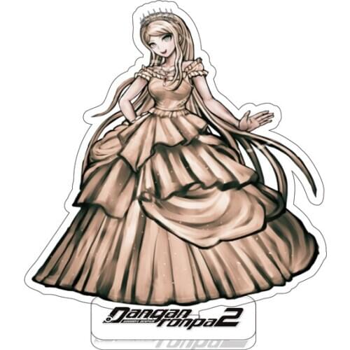 Danganronpa v3 Akamatsu Kaede Monokuma Rantaro Amami Acrylic Stand Figure Model Plate Holder Cake Topper Japanese Anime Keyring