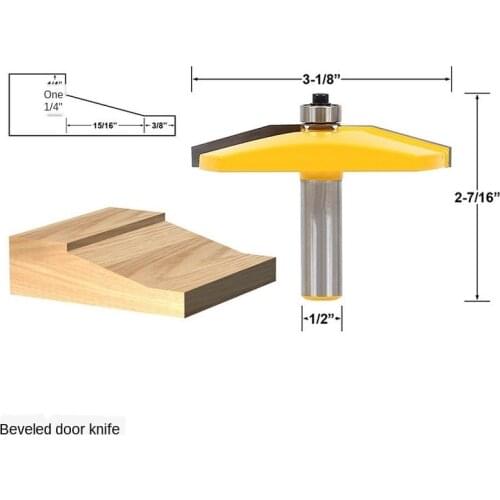1PC 1/2" Shank Panel Raiser Router Bit Line knife Woodworking cutter Tenon Cutter for Woodworking Tools
