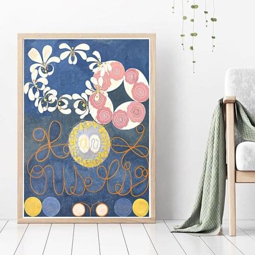 Hilma Af Klint Swedish Quote Art Print Inspirational Poster Sweden Scandinavian Modern Canvas Painting Prints Home Wall Decor