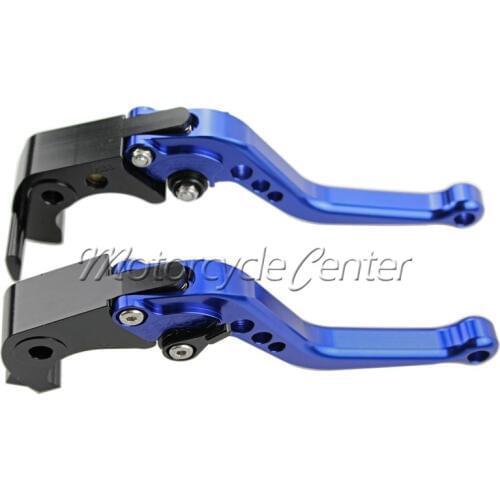 CNC Short Brake Clutch Levers For Moto Guzzi Griso 1100 1200 GT 8V Sport Stelvio 2006-2014 13 Blue Adjustable Lever