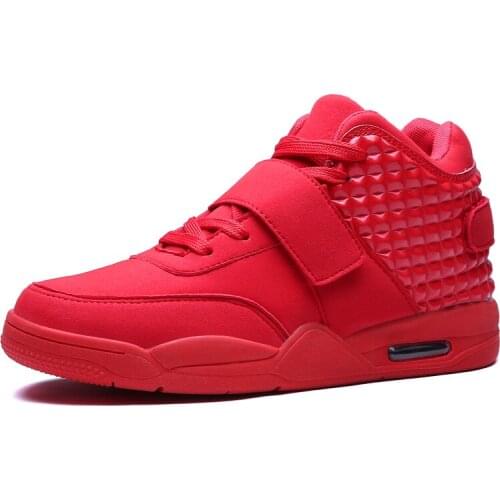 Men Cushioning Basketball Shoes Anti-skid Breathable Gym Sneakers Women Outdoor Basketball Sport Shoes Size 36-46